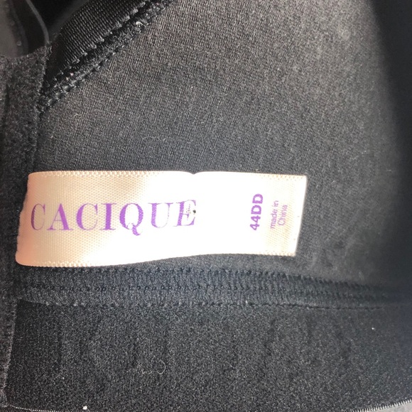 Cacique black cotton no wire bra - Picture 10 of 12
